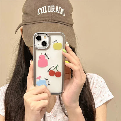 For iPhone 14 Case Pattern Design PC+TPU Phone Cover
