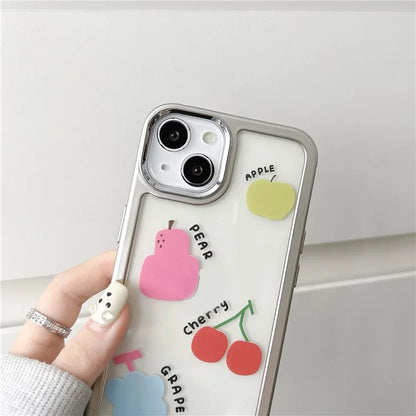 For iPhone 14 Case Pattern Design PC+TPU Phone Cover