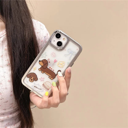 For iPhone 14 Case Pattern Design PC+TPU Phone Cover