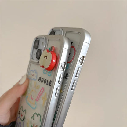 For iPhone 14 Case Pattern Design PC+TPU Phone Cover