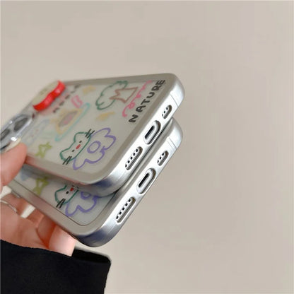 For iPhone 14 Case Pattern Design PC+TPU Phone Cover