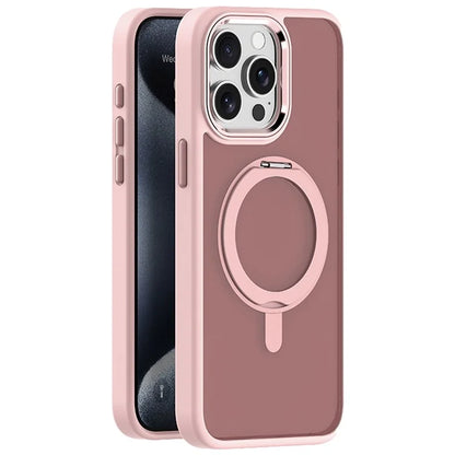 For iPhone 13 Pro Max Case Compatible with MagSafe Ring Kickstand TPU+Acrylic Phone Cover