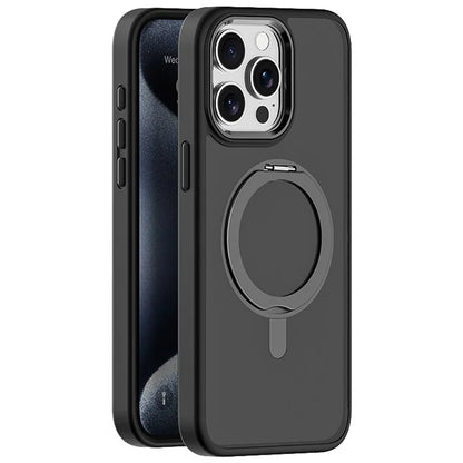 For iPhone 13 Pro Max Case Compatible with MagSafe Ring Kickstand TPU+Acrylic Phone Cover