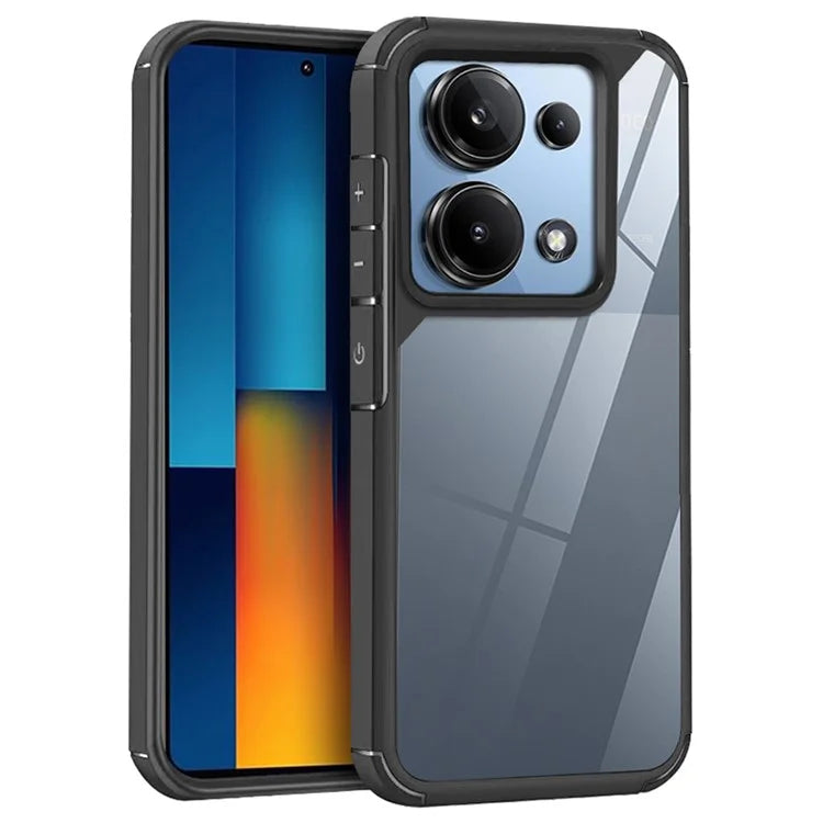 For Xiaomi Redmi Note 13 Pro 4G  /  Poco M6 Pro 4G Case Drop Protection PC+TPU Phone Back Cover