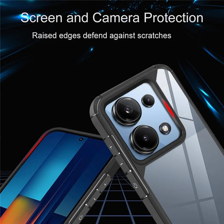 For Xiaomi Redmi Note 13 Pro 4G  /  Poco M6 Pro 4G Case Drop Protection PC+TPU Phone Back Cover