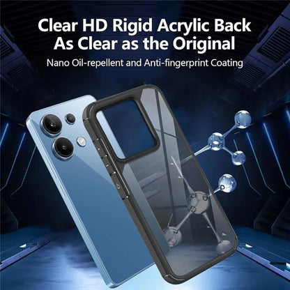 For Xiaomi Redmi Note 13 4G Case Drop Protection PC+TPU Phone Back Cover