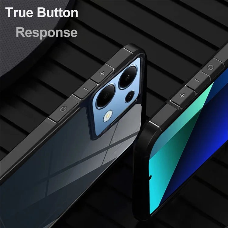 For Xiaomi Redmi Note 13 4G Case Drop Protection PC+TPU Phone Back Cover
