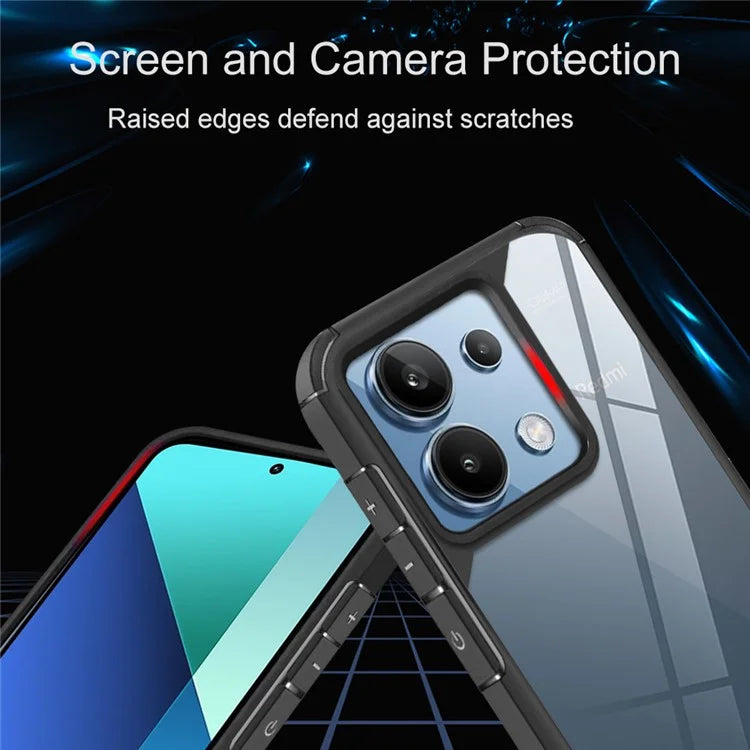 For Xiaomi Redmi Note 13 4G Case Drop Protection PC+TPU Phone Back Cover