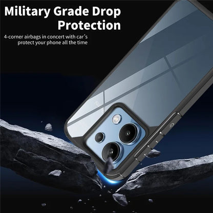 For Xiaomi Redmi Note 13 4G Case Drop Protection PC+TPU Phone Back Cover