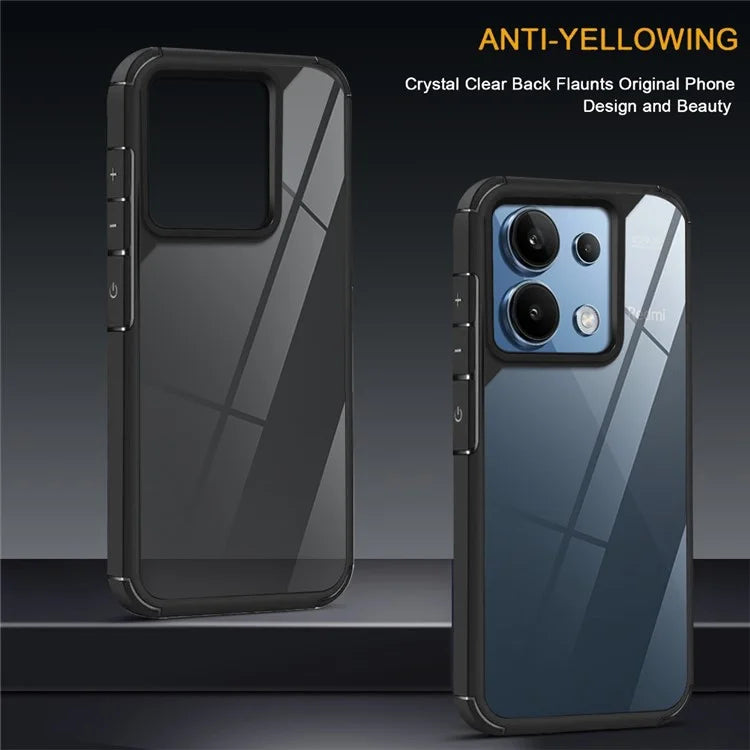 For Xiaomi Redmi Note 13 4G Case Drop Protection PC+TPU Phone Back Cover