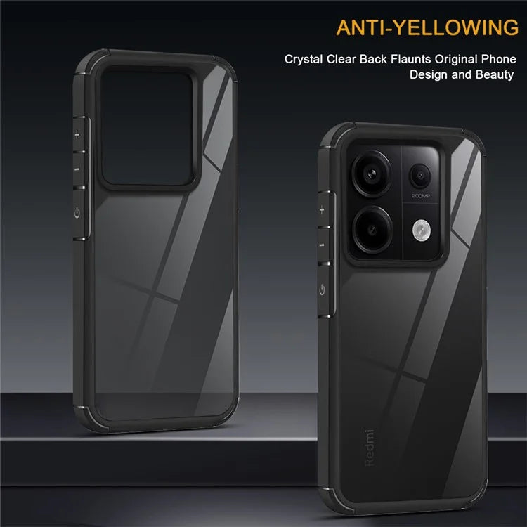 For Xiaomi Poco X6 5G  /  Redmi Note 13 Pro 5G Case Drop Protection PC+TPU Phone Back Cover