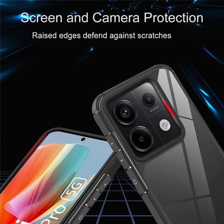 For Xiaomi Poco X6 5G  /  Redmi Note 13 Pro 5G Case Drop Protection PC+TPU Phone Back Cover