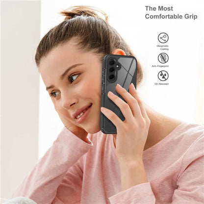 For Samsung Galaxy A55 5G Case Drop Protection PC+TPU Phone Back Cover