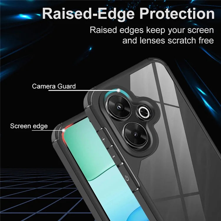 For Xiaomi Redmi 13 5G  /  13 4G Case Drop Protection PC+TPU Phone Back Cover