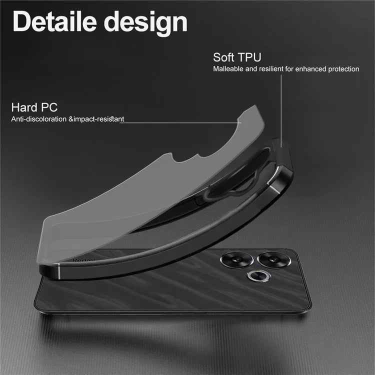 For Xiaomi Redmi 13 5G  /  13 4G Case Drop Protection PC+TPU Phone Back Cover