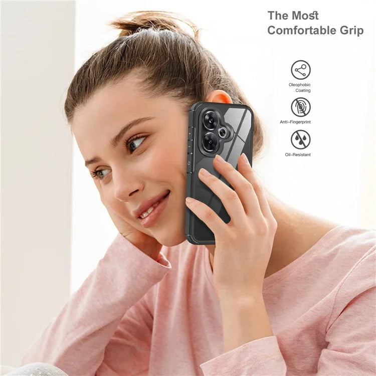 For Xiaomi Xiaomi Poco F6 5G Case Drop Protection PC+TPU Phone Back Cover