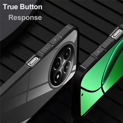 For Realme 12 5G Case Drop Protection PC+TPU Phone Back Cover