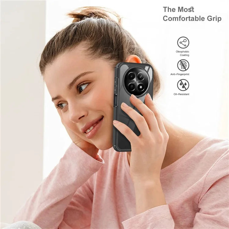 For Realme 12 5G Case Drop Protection PC+TPU Phone Back Cover