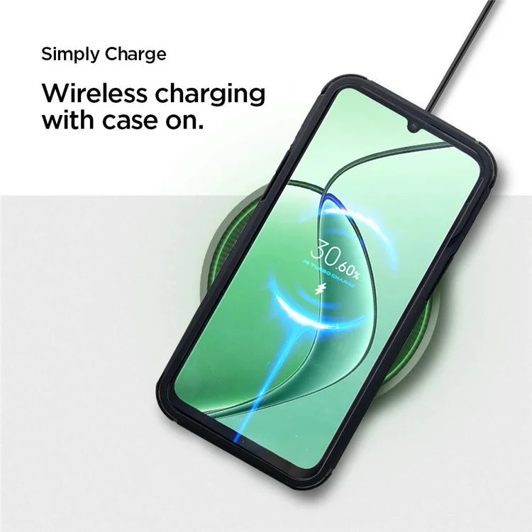 For Realme 12 5G Case Drop Protection PC+TPU Phone Back Cover