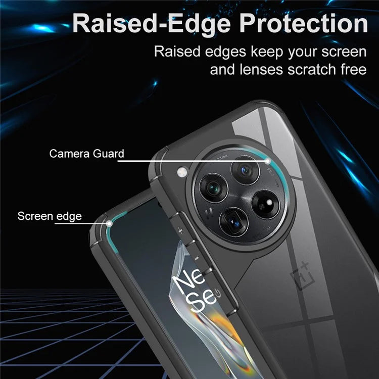 For OnePlus 12 5G Case Drop Protection PC+TPU Phone Back Cover