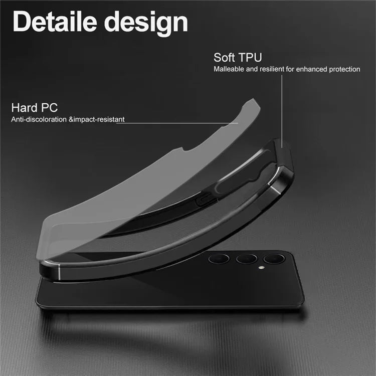 For Samsung Galaxy S23 FE Case Drop Protection PC+TPU Phone Back Cover