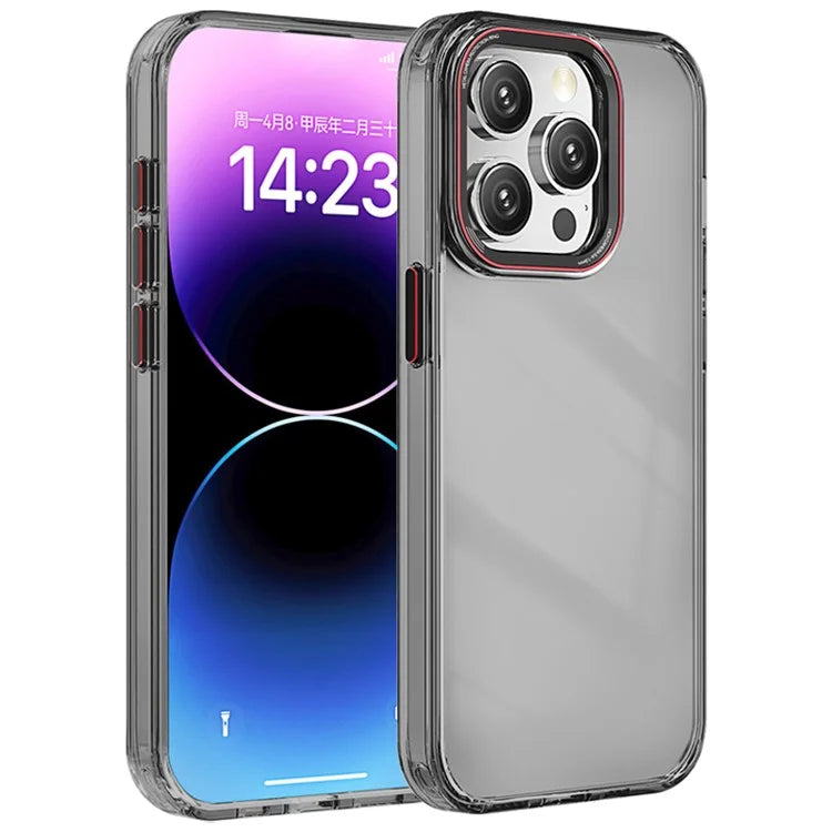 For iPhone 13 Pro Case PC+TPU Drop-Protection Clear Phone Cover