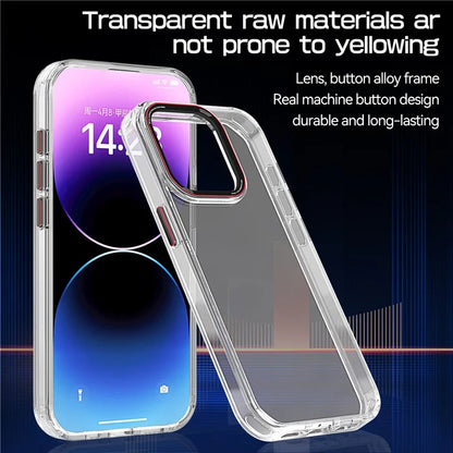 For iPhone 13 Pro Case PC+TPU Drop-Protection Clear Phone Cover