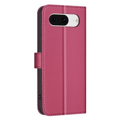 BINFEN COLOR BF34 for Google Pixel 8 Case Square Grid PU Leather Folio Flip Cover