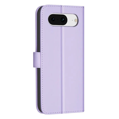 BINFEN COLOR BF34 for Google Pixel 8 Case Square Grid PU Leather Folio Flip Cover