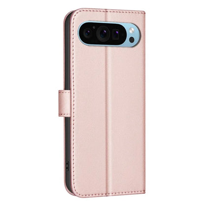 BINFEN COLOR BF34 for Google Pixel 9 Pro Leather Phone Case Square Grid Pattern