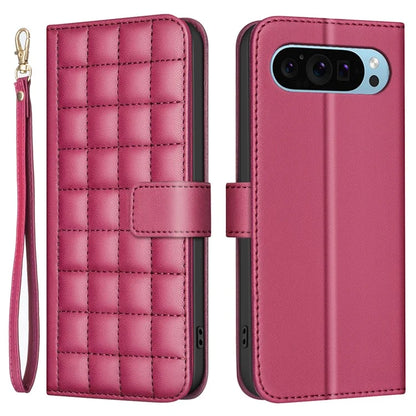 BINFEN COLOR BF34 for Google Pixel 9 Leather Case Wallet Card Slots Phone Cover