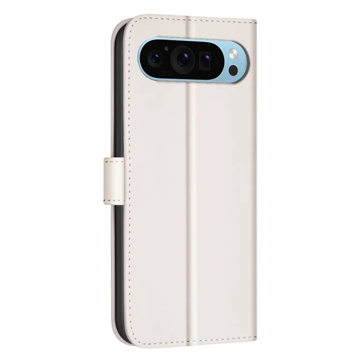 BINFEN COLOR BF34 for Google Pixel 9 Leather Case Wallet Card Slots Phone Cover