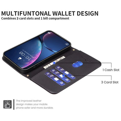 BINFEN COLOR BF34 for Honor 200 Lite Case Square Grid PU Leather Protective Cover