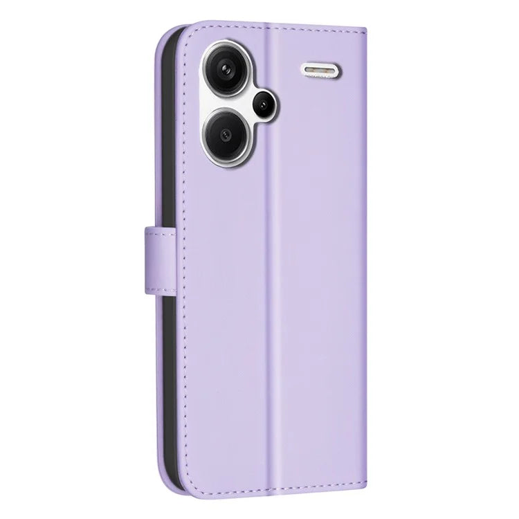 BINFEN COLOR BF34 for Xiaomi Redmi Note 13 Pro+ 5G Case Square Grid PU Leather Cover
