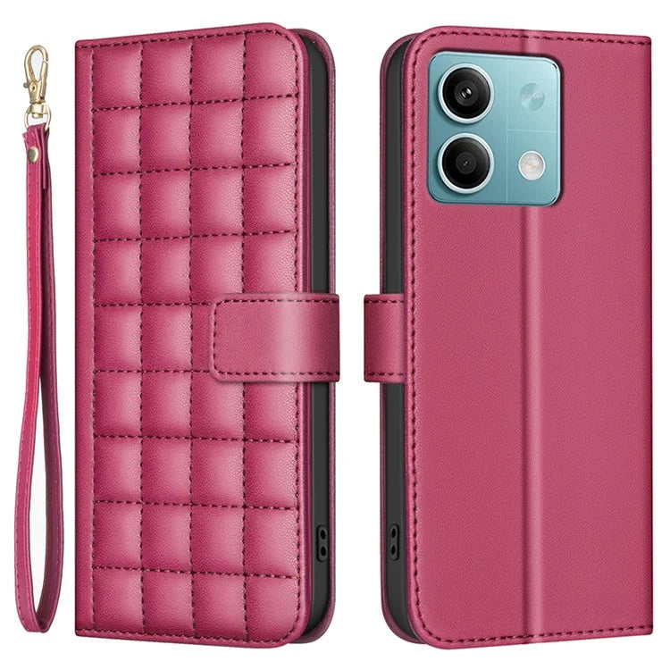 BINFEN COLOR BF34 for Xiaomi Redmi Note 13 5G Leather Case Wallet Stand Cover