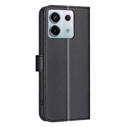 BINFEN COLOR BF34 for Xiaomi Poco X6 5G / Redmi Note 13 Pro 5G Leather Case Wallet Square Grid