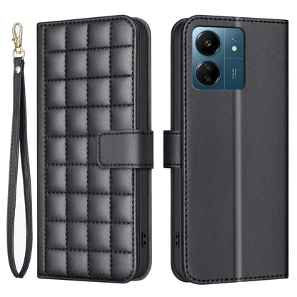 BINFEN COLOR BF34 for Xiaomi Poco M6 5G / Redmi 13R 5G / 13C 5G / 13C 4G / Poco C65 4G Leather Phone Case Wallet