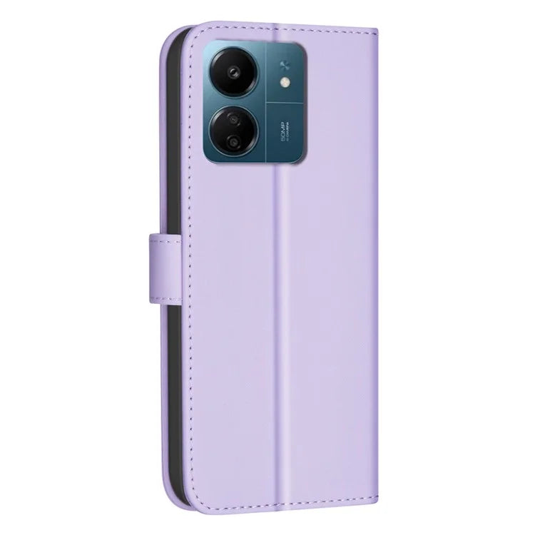 BINFEN COLOR BF34 for Xiaomi Poco M6 5G / Redmi 13R 5G / 13C 5G / 13C 4G / Poco C65 4G Leather Phone Case Wallet