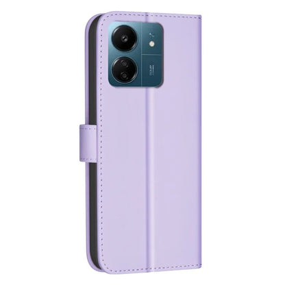 BINFEN COLOR BF34 for Xiaomi Poco M6 5G / Redmi 13R 5G / 13C 5G / 13C 4G / Poco C65 4G Leather Phone Case Wallet