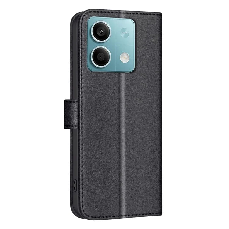 BINFEN COLOR BF34 for Xiaomi Redmi Note 13 4G Leather Case Wallet Phone Cover with Strap