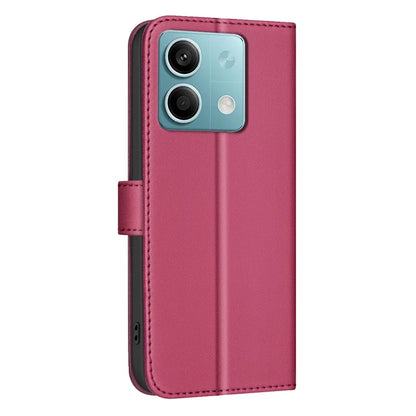 BINFEN COLOR BF34 for Xiaomi Redmi Note 13 4G Leather Case Wallet Phone Cover with Strap