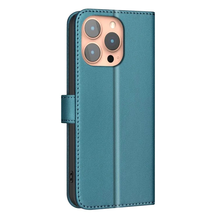BINFEN COLOR BF34 for iPhone 14 Pro Max Case Square Grid Pattern Wallet Leather Cover