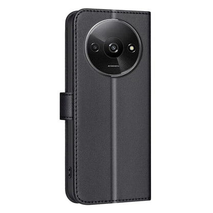 BINFEN COLOR BF34 for Xiaomi Poco C61 4G / Redmi A3 4G Case Square Grid Leather Phone Cover