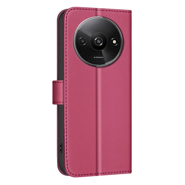 BINFEN COLOR BF34 for Xiaomi Poco C61 4G / Redmi A3 4G Case Square Grid Leather Phone Cover