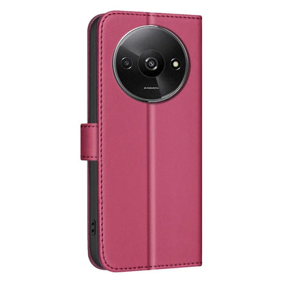 BINFEN COLOR BF34 for Xiaomi Poco C61 4G / Redmi A3 4G Case Square Grid Leather Phone Cover