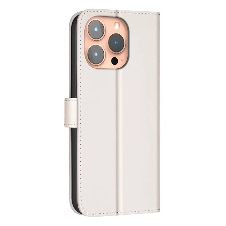 BINFEN COLOR BF34 for iPhone 14 Pro Case Full Protection Square Grid Leather Cover