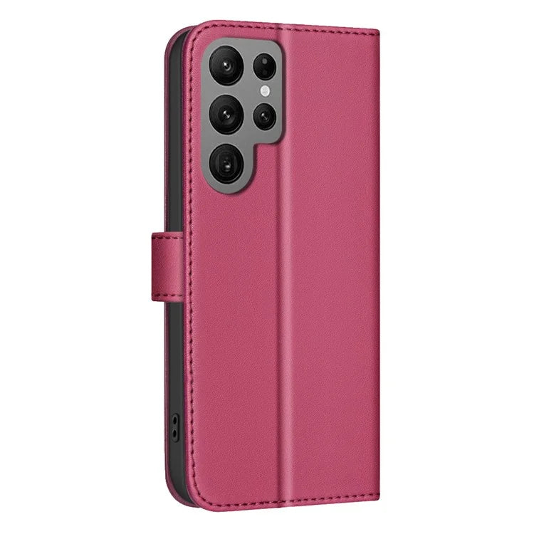 BINFEN COLOR BF34 for Samsung Galaxy S24 Ultra Case Stand Leather Flip Phone Cover