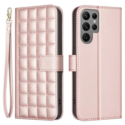 BINFEN COLOR BF34 for Samsung Galaxy S24 Ultra Case Stand Leather Flip Phone Cover