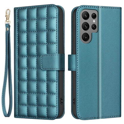 BINFEN COLOR BF34 for Samsung Galaxy S24 Ultra Case Stand Leather Flip Phone Cover