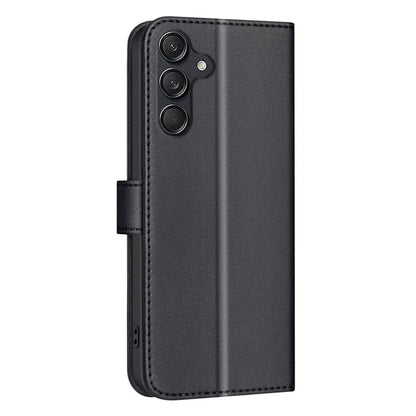 BINFEN COLOR BF34 for Samsung Galaxy A55 5G Leather Case Square Grid Pattern Cover